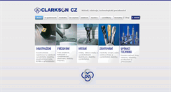 Desktop Screenshot of clarkson.cz