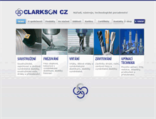 Tablet Screenshot of clarkson.cz