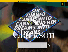 Tablet Screenshot of clarkson.edu