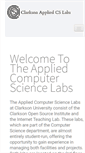 Mobile Screenshot of cslabs.clarkson.edu
